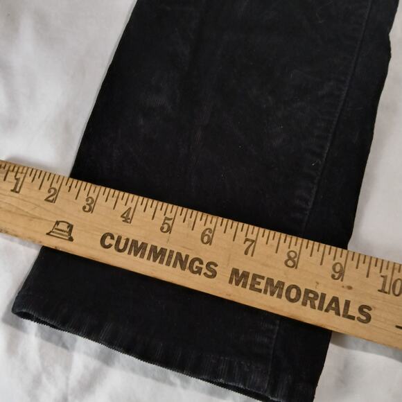 Talbots Heritage 4 Charcoal Grey Thin-Lined Stretch-Corduroy Cotton/Spandex - Picture 8 of 11